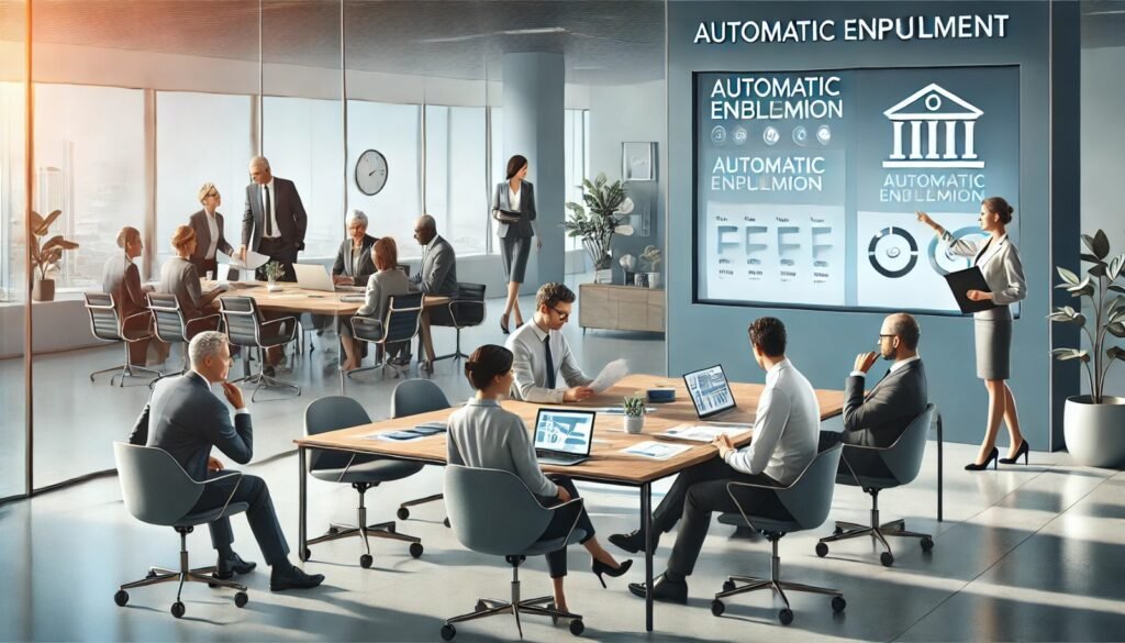 A detailed guide on automatic enrolment for workplace pensions in the UK.