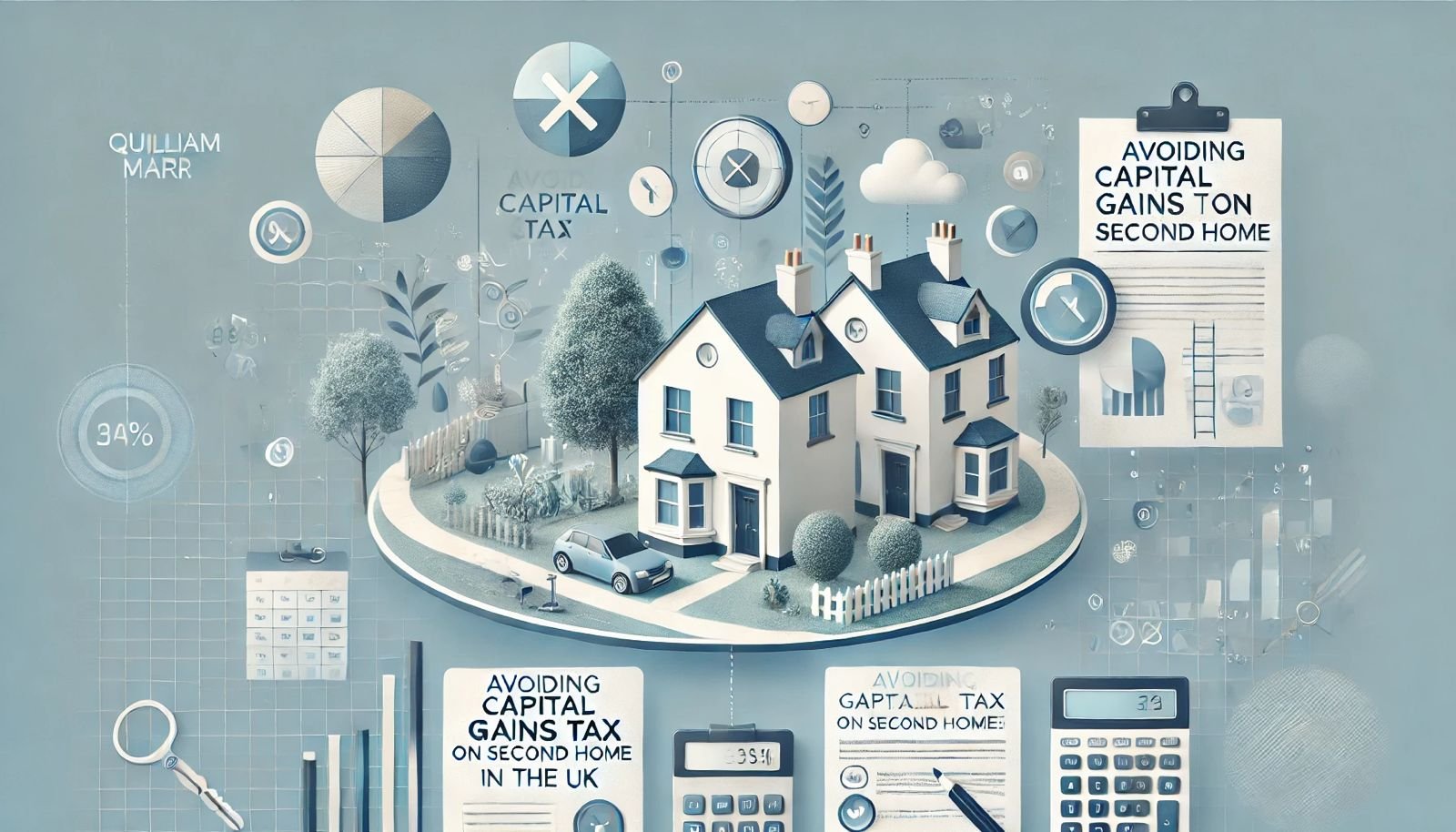 Legal strategies to reduce or avoid Capital Gains Tax on a second home in the UK.